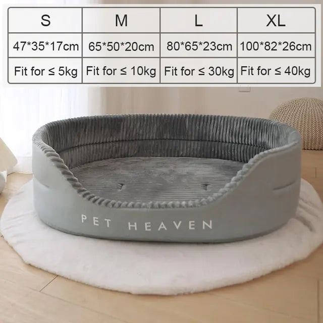 Cama Acolchada Suave con Soporte Ortopédico para Mascotas 🐾