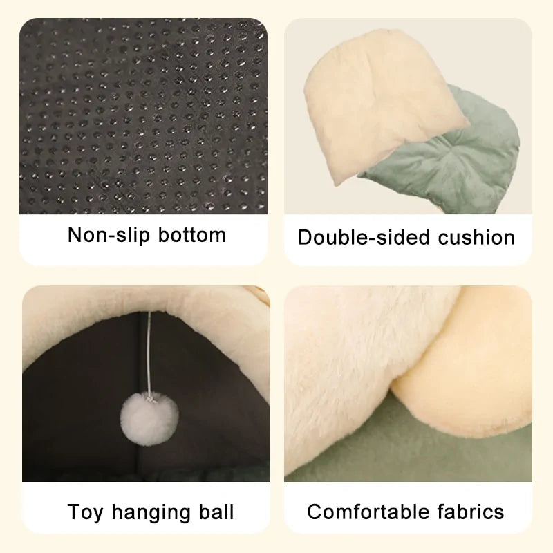 Cama Cesta Cálida y Suave Sweet Pet para Mascotas Pequeñas 🐾