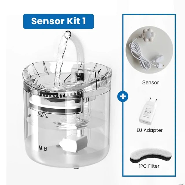 Fuente de Agua Automática con Sensor para Gatos (2 Litros) 🐾
