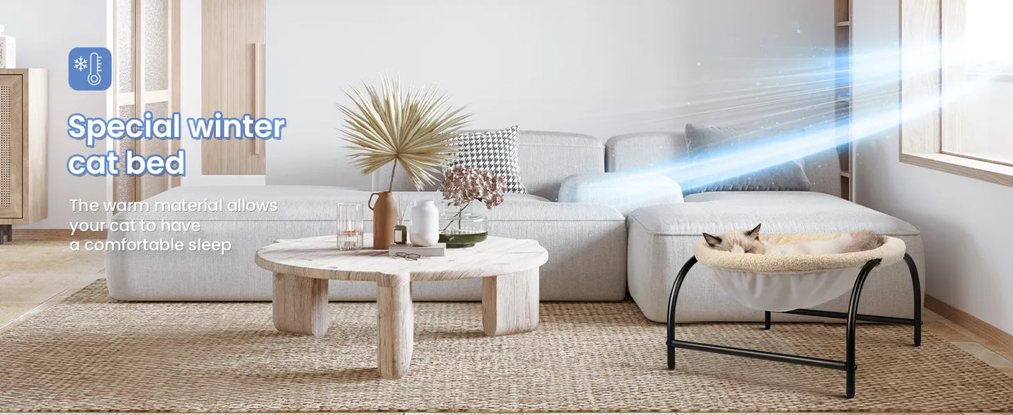 Cama Hamaca Desmontable y Elevada para Mascotas JUNSPOW 🐾