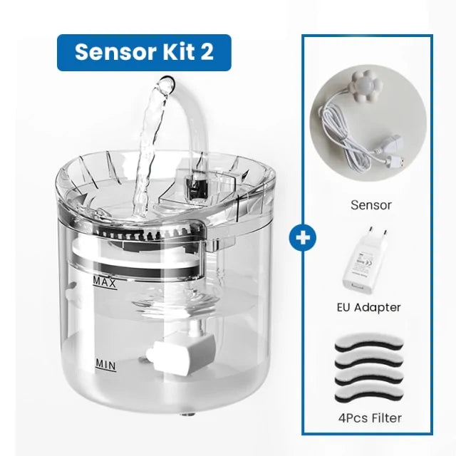 Fuente de Agua Automática con Sensor para Gatos (2 Litros) 🐾