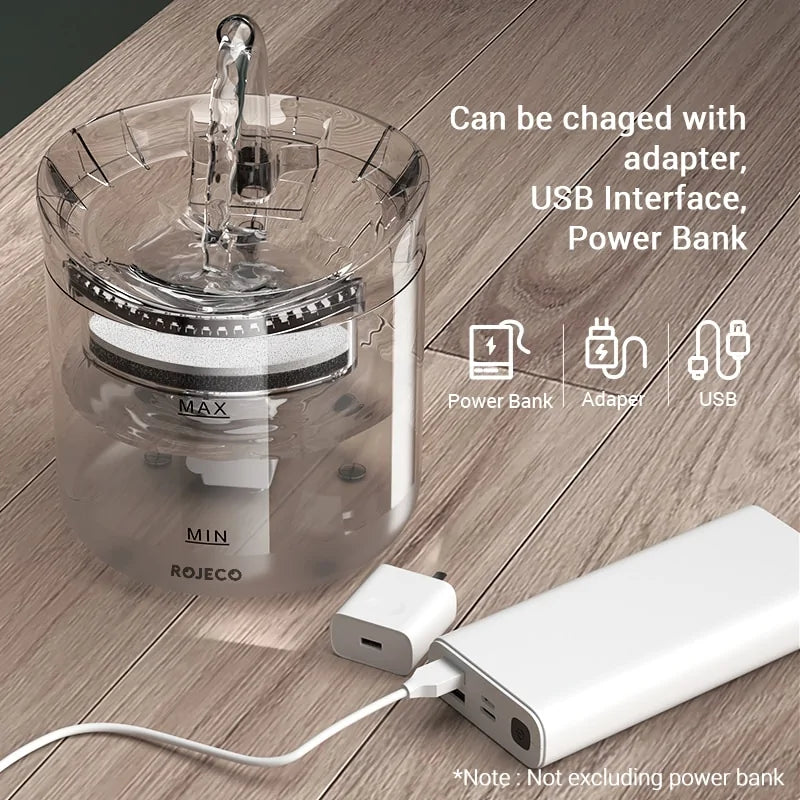 Fuente de Agua Automática con Sensor para Gatos (2 Litros) 🐾