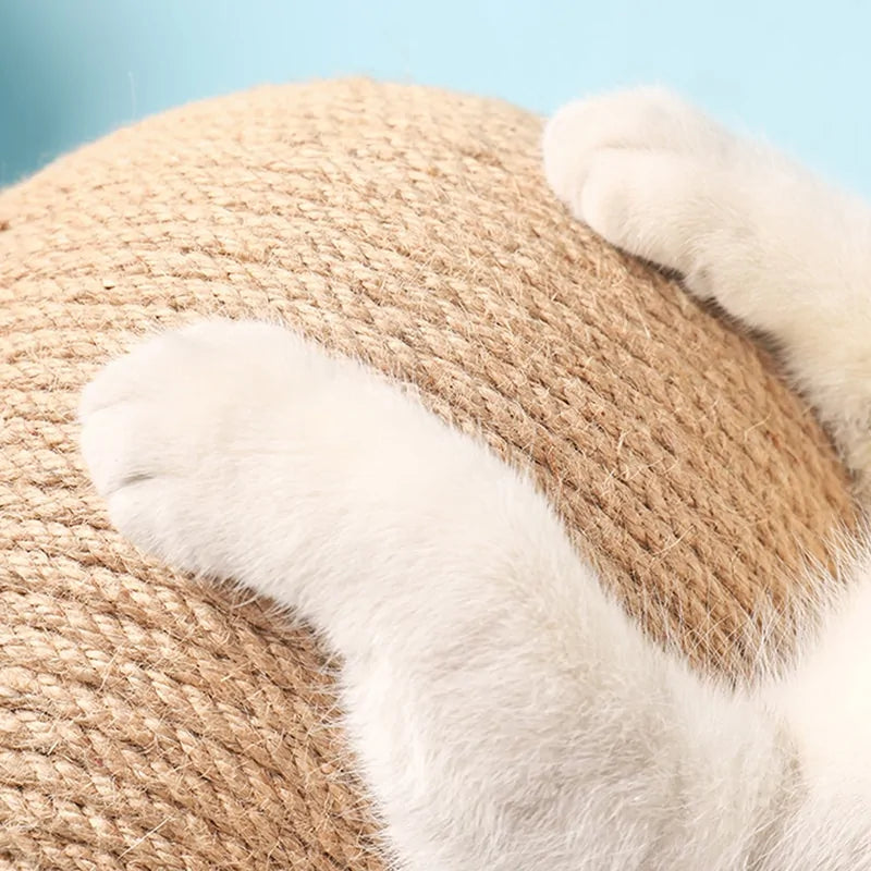 Bola Rascadora Interactiva para Gatos: ¡Diversión y Protección para tus Muebles! 🐾🏠