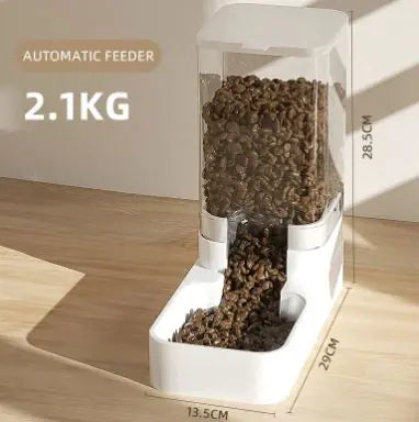 Dispensador Automático de Agua y Comida de Gran Capacidad para Mascotas 🐾