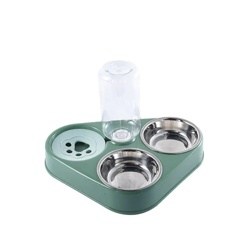 Comedero Bebedero 3 en 1 para Mascotas con Dispensador de Agua 🐾