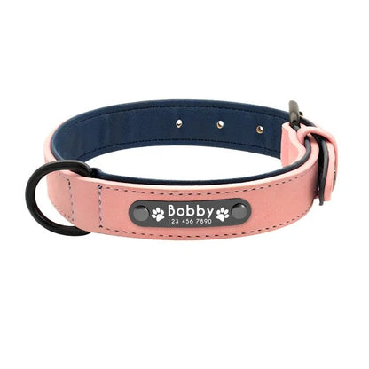 Collar de Cuero Resistente y Seguro para Perros de Todas las Razas 😊🐾