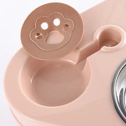 Comedero Bebedero 3 en 1 para Mascotas con Dispensador de Agua 🐾