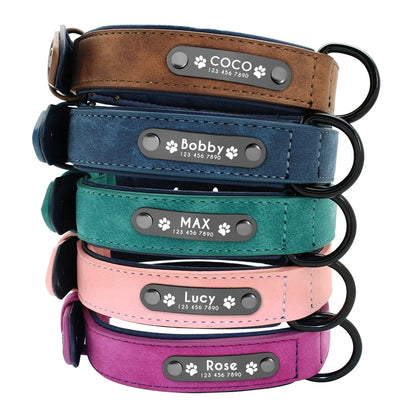 Collar de Cuero Resistente y Seguro para Perros de Todas las Razas 😊🐾