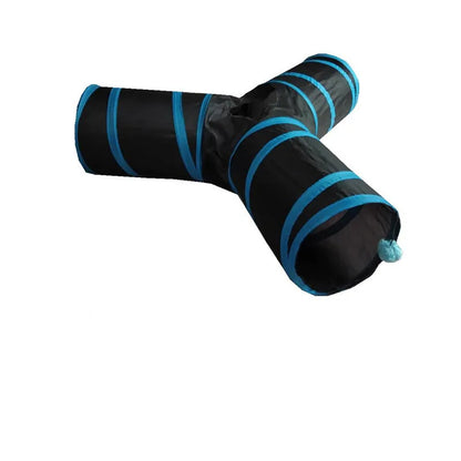 Túnel Plegable en Forma de Y para Gatos Traviesos 🐾