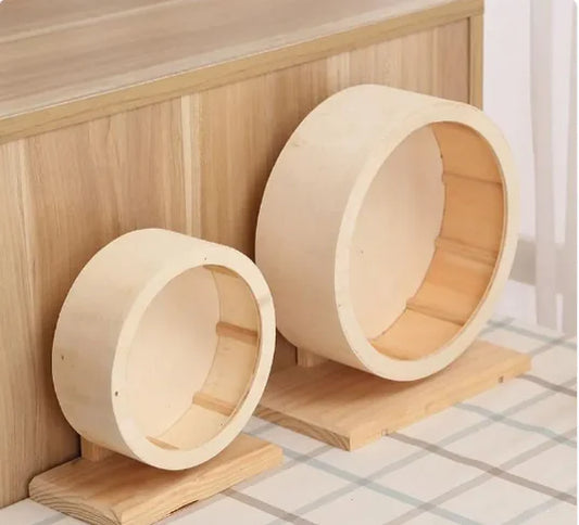 Rueda de Ejercicio Silenciosa de Madera Maciza para Gatos: ¡Mantén a tu Felino Activo y Feliz en Interiores! 😸🐾