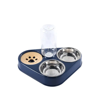 Comedero Bebedero 3 en 1 para Mascotas con Dispensador de Agua 🐾