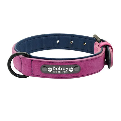 Collar de Cuero Resistente y Seguro para Perros de Todas las Razas 😊🐾