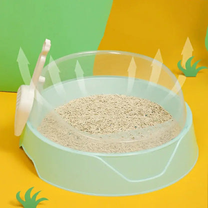 Caja de Arena Grande Semi-Cerrada para Gatos con Pala🐱🚽
