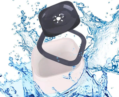 Cuenco de Agua Antisalpicaduras de Gran Capacidad (1000ml) para Mascotas 🐶💧