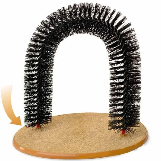 Arco de Masaje y Rascador Autolimpiable para Gatos: ¡Un Spa en Casa para tu Felino! 🐱🎉