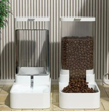 Dispensador Automático de Agua y Comida de Gran Capacidad para Mascotas 🐾