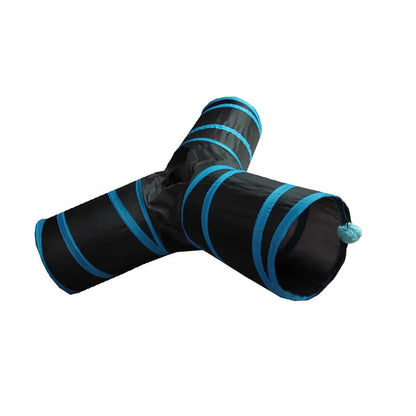 Túnel Plegable en Forma de Y para Gatos Traviesos 🐾