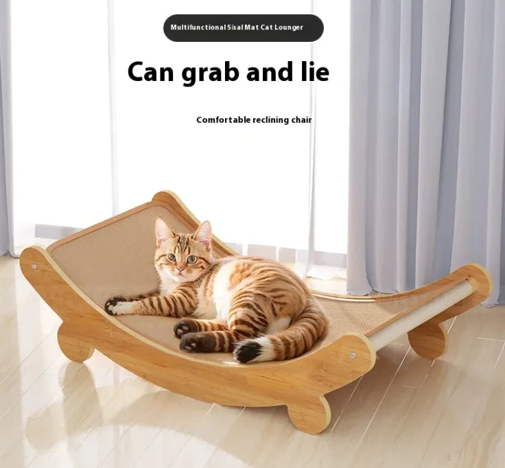 Sillón Lounge de Sisal Ergonómico para Gatos 🐱🐾