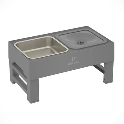 Comedero y Bebedero Elevado Ajustable para Mascotas 🐾