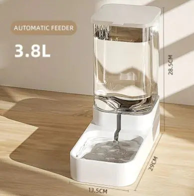 Dispensador Automático de Agua y Comida de Gran Capacidad para Mascotas 🐾